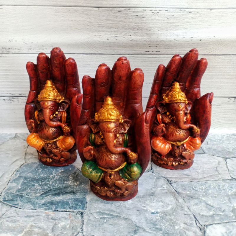 Tempat Dupa Ganesha Tangan Gradasi / Tempat Dupa Ukir Bali / Tenpat Dupa Dewa Ganesha / Tempat Dupa Antik / Patung Dewa Ganesha / Tempat Dupa Ganesa Bali / Craftdewata