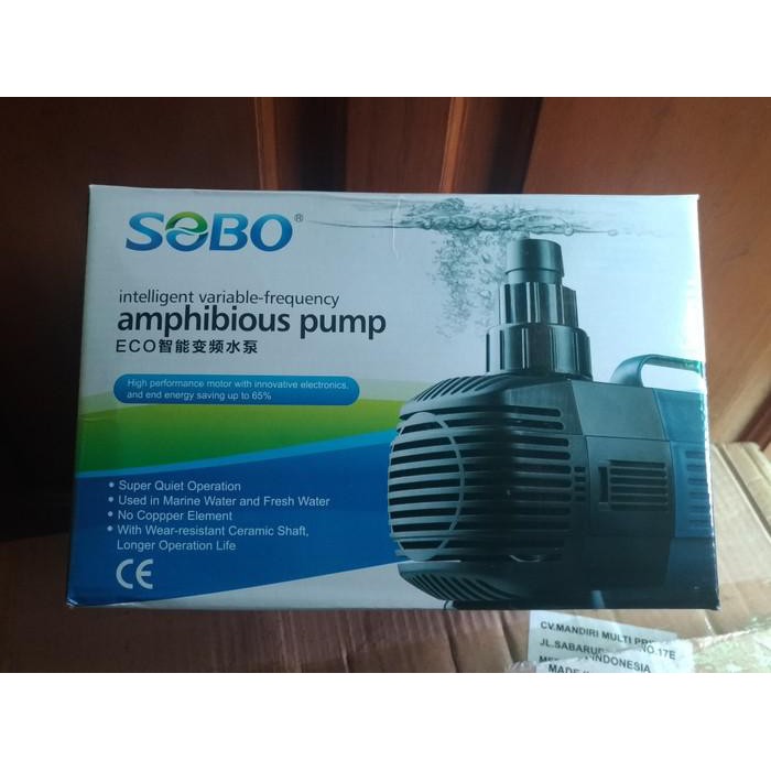 Aquarium Kolam Ikan Pompa Celup Water Pump Sobo Bo 9000 A Ori