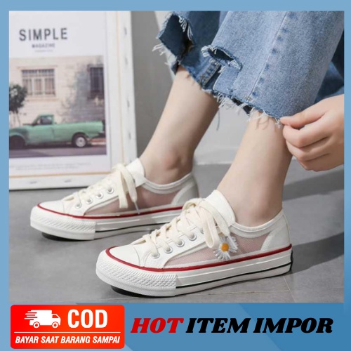 MB63-SW213 Sepatu Fashion Terbaru Snearkers Kanvas Wanita Impor Sepatu Kanvas
