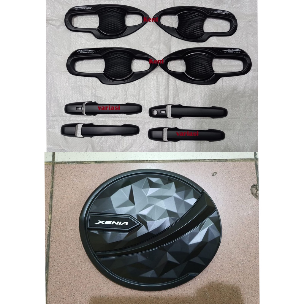 Paket Outer Handle Tank Cover All New Xenia 2022 Hitam Doff