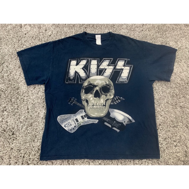 Baju Kaos Tshirt Kiss The Tour Vintage Original