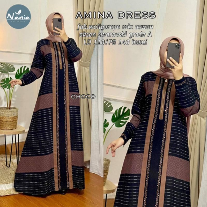 amina maxy dress by nania
