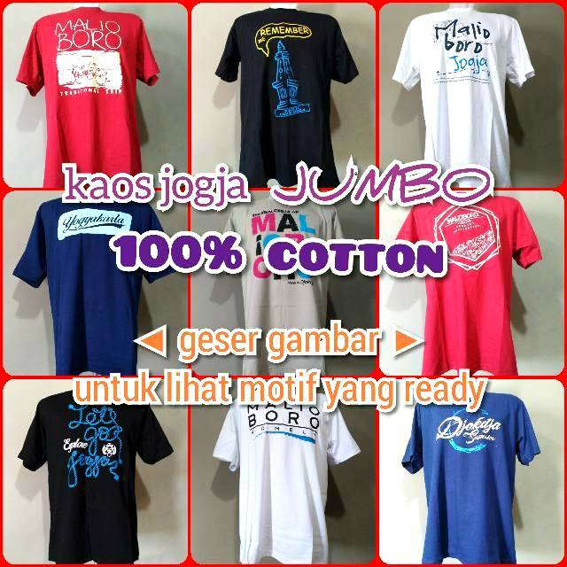  Kaos  jogja  XXL 100 cotton kaos  big size kaos  jumbo 