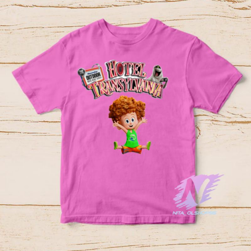 kaos anak kartun the movie hotel Transylvania