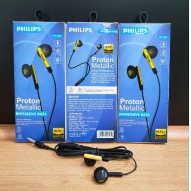 HANDSFREE HEADSET HF EARPHONE PHILIPS QP268 PH- 268 PROTON METALLIC