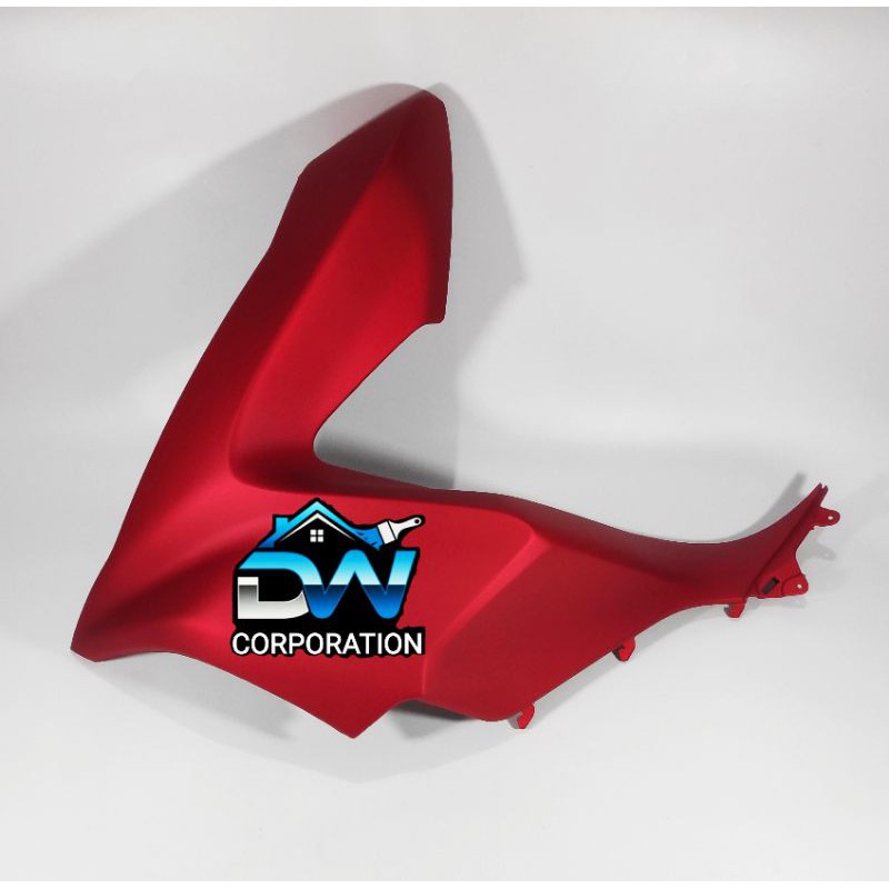 Cover Left Front Side L Cowl Kap Samping Sayap Pcx 150 Lokal K97 Bagian Kiri Merah Doff Dof Dop