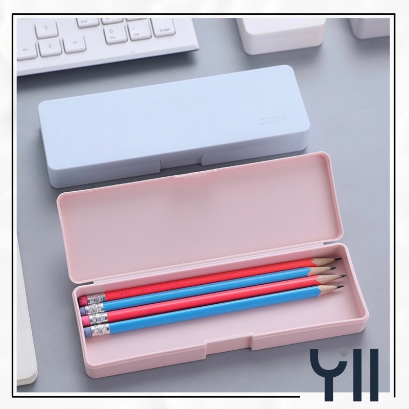 

YII - Kotak Pensil Polos Pastel / Tempat Pensil Simple / Kotak Serbaguna