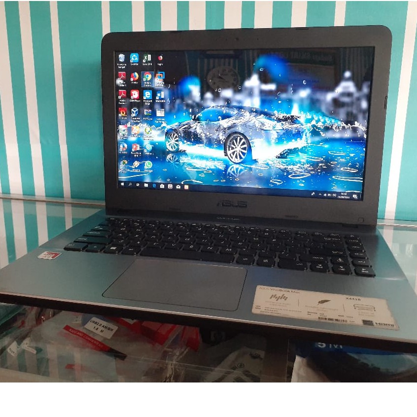 Laptop Asus X441b Amd Dual Core A4 Vga Amd Radeon R3 Graphics Ram 4gb Hdd 500gb Win10 Shopee Indonesia