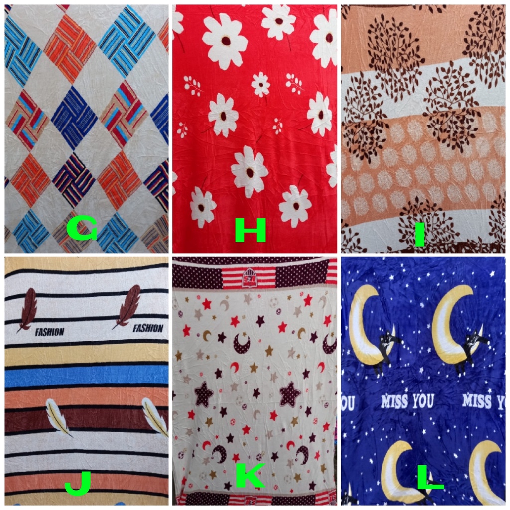 Selimut bulu Dewasa 140 x 190 Cm ( PART 3 )