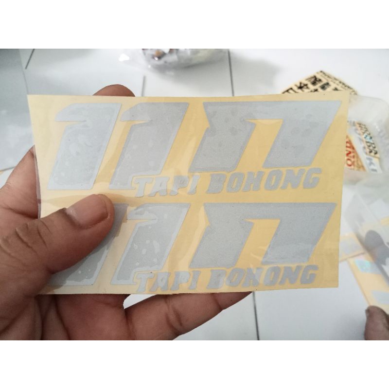 STIKER CUTTING 110 TAPI BOONG 125 TAPI BOONG 155 TAPI BOONG VIRAL KEKINIAN COD