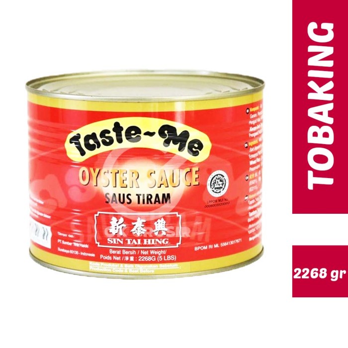 Taste Me Saus Tiram Kaleng 2268 gr Oyster Sauce Saos Sin Tai Hing