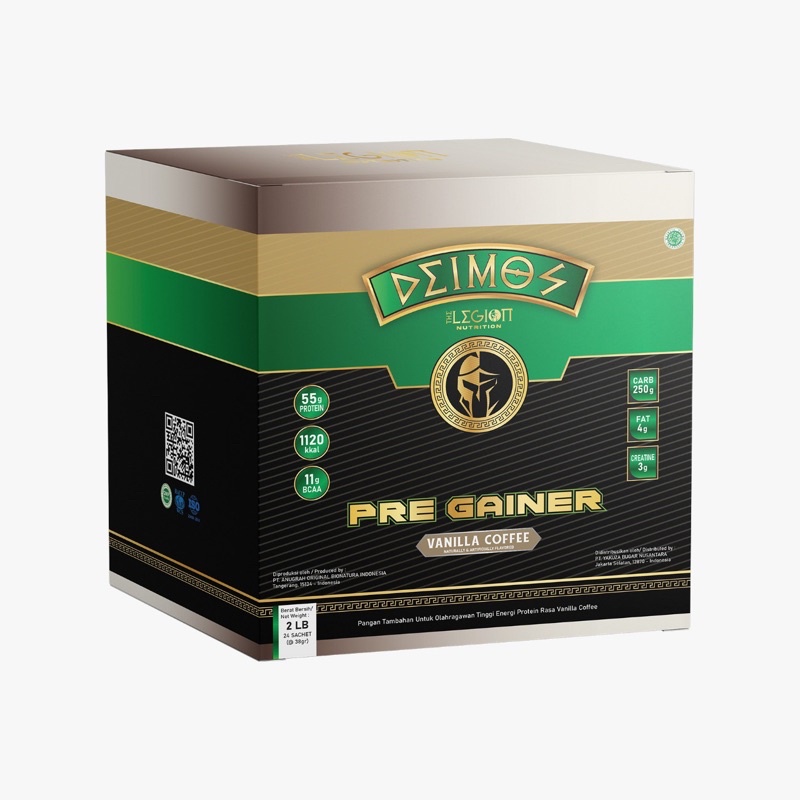 

The Legion Nutrition PRE GAINER | Suplemen Protein Penambah Massa Otot HALAL MUI, BPOM, 2Lbs 24 Sachet