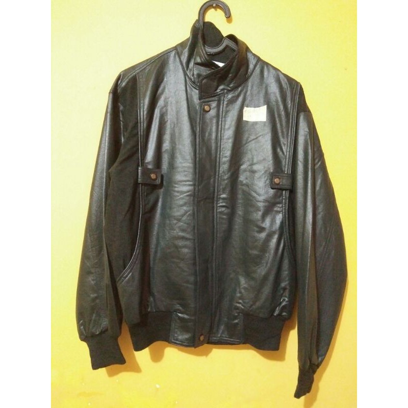 Troy Bros jaket kulit sintetis for man second