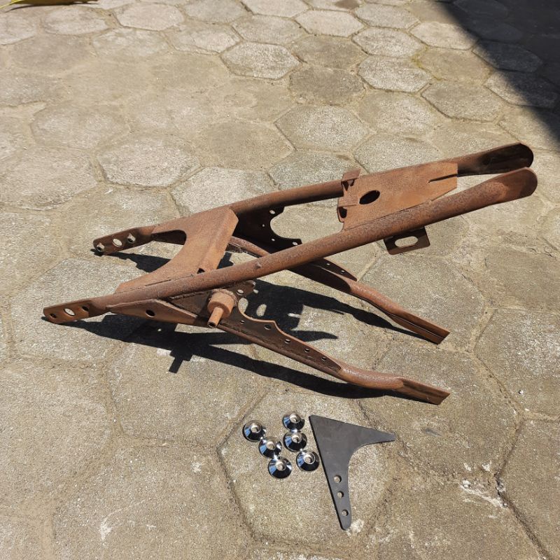 BUNTUT RANGKA TATANAN NGANJUK SAMBUNGAN RANGKA CB SET MANISAN BEGEL PANJANG FRAME GL MEGAPRO TIGER