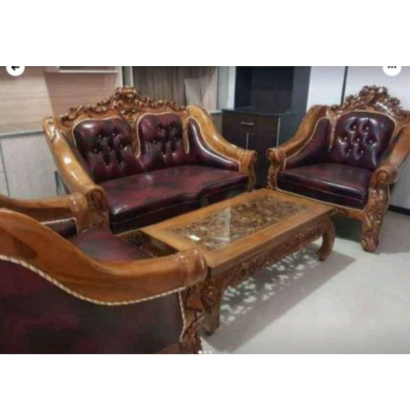 kursi sofa jati ganesa 211