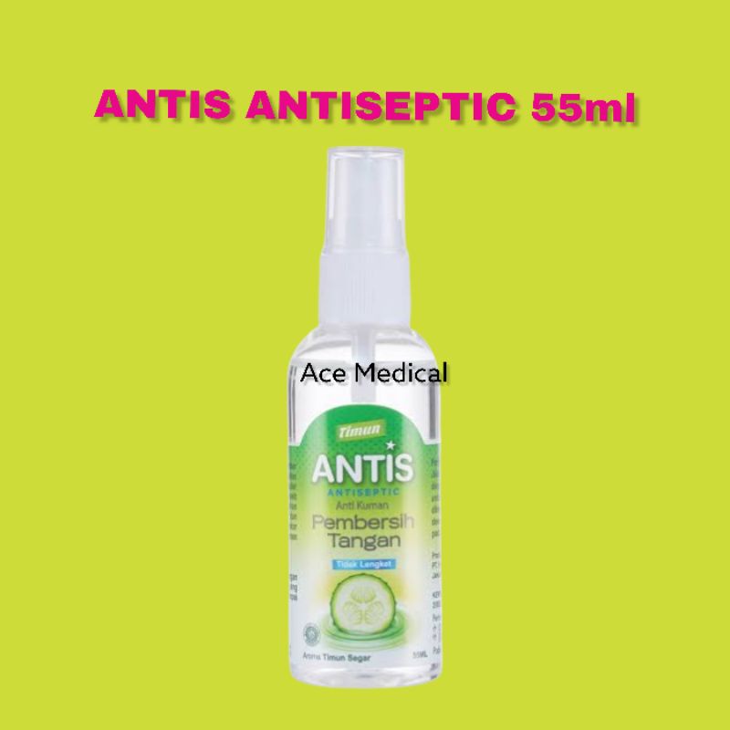Antis Antiseptic Spray Hand / Antis Hand Sanitizer 55ml