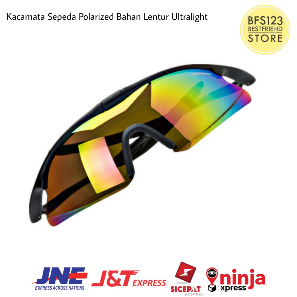 Kacamata Sepeda Polarized Bahan Lentur Ultralight