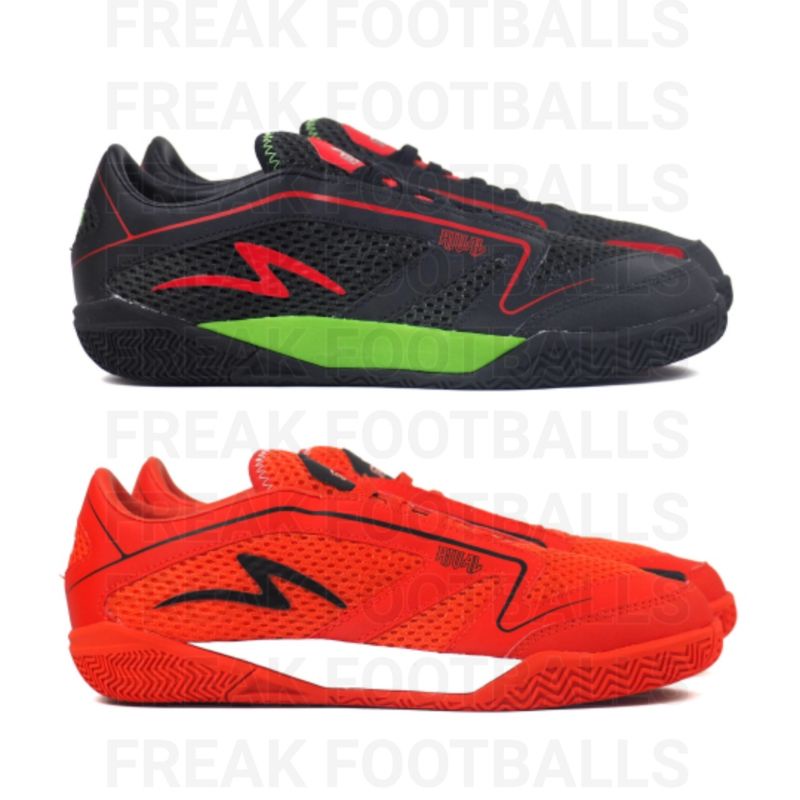 Jual Sepatu Futsal Specs METASALA RIVAL 3 IN - Black Ash Grey Oxy Fire