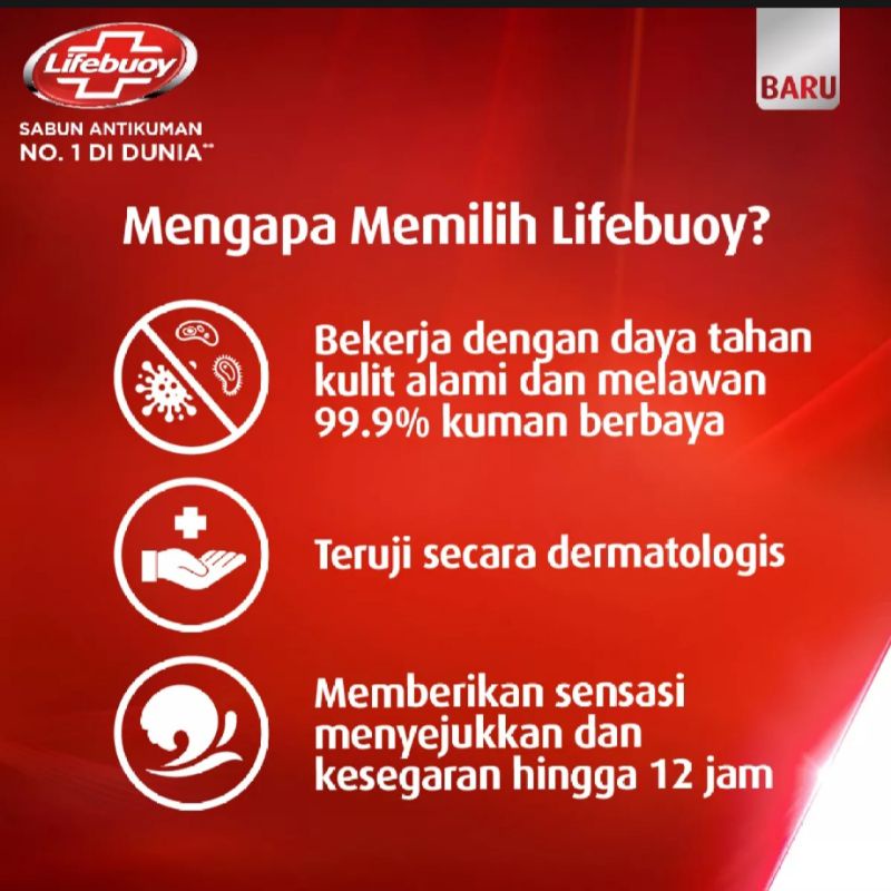 LIFEBUOY SABUN MANDI CAIR TOTAL 10 (MERAH) 825ML / SABUN MANDI CAIR / LIFEBUOY