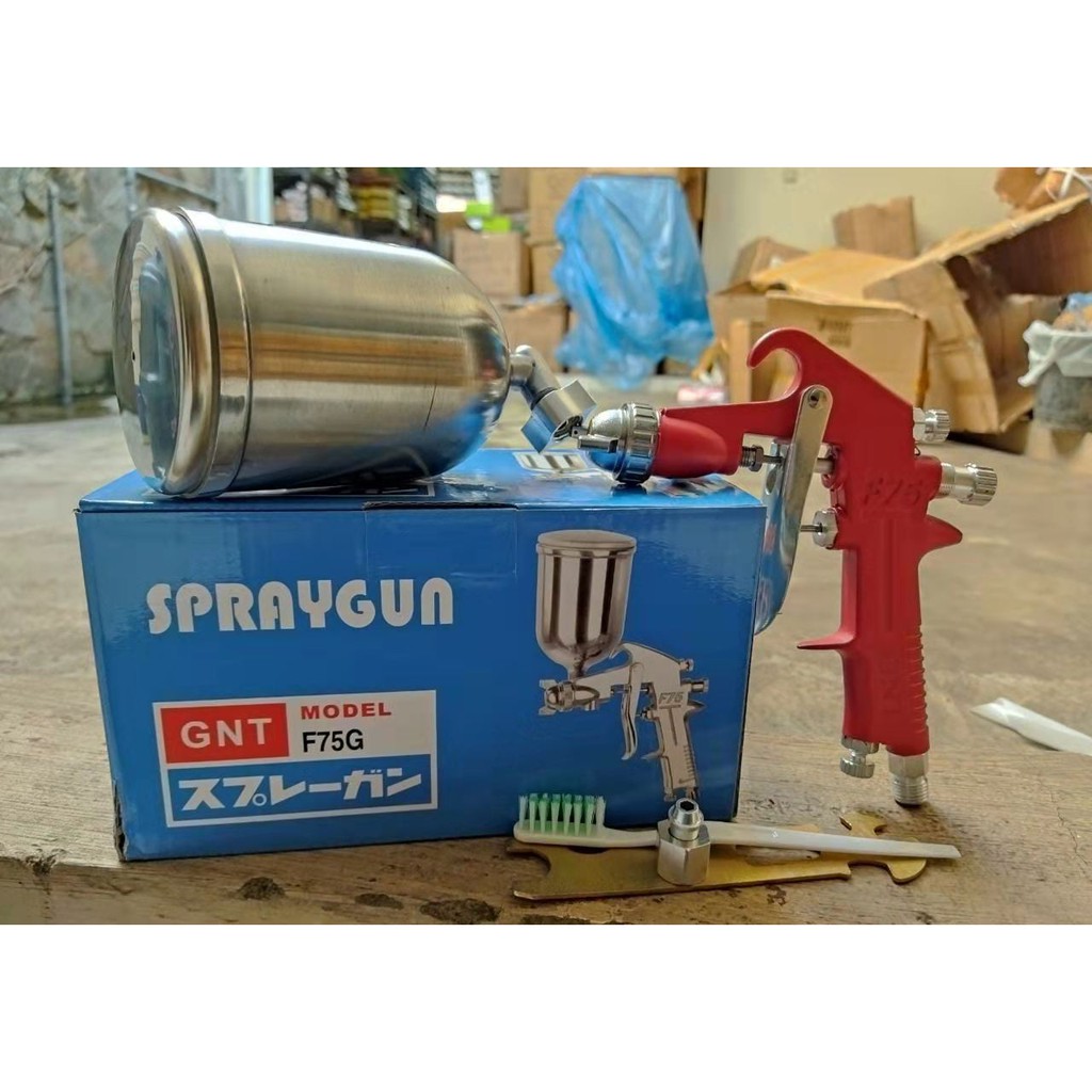 spray gun f75 tabung atas alat semprotan cat f75