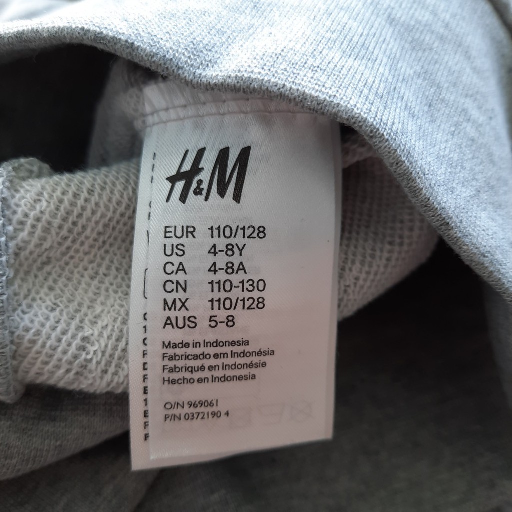 H&amp;M Crewneck NASA Grey Side Logo / Sweater Crewneck HnM Original