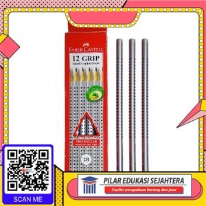 

PENCIL / PENSIL 2B FABER CASTELL GRIP (1 PACK) MURAH