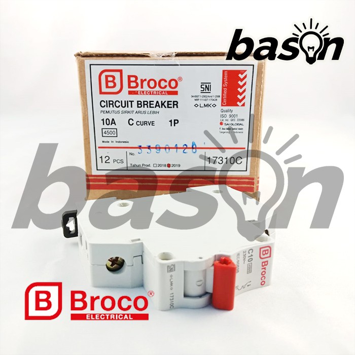 BROCO MCB 10A - 1P 17310C