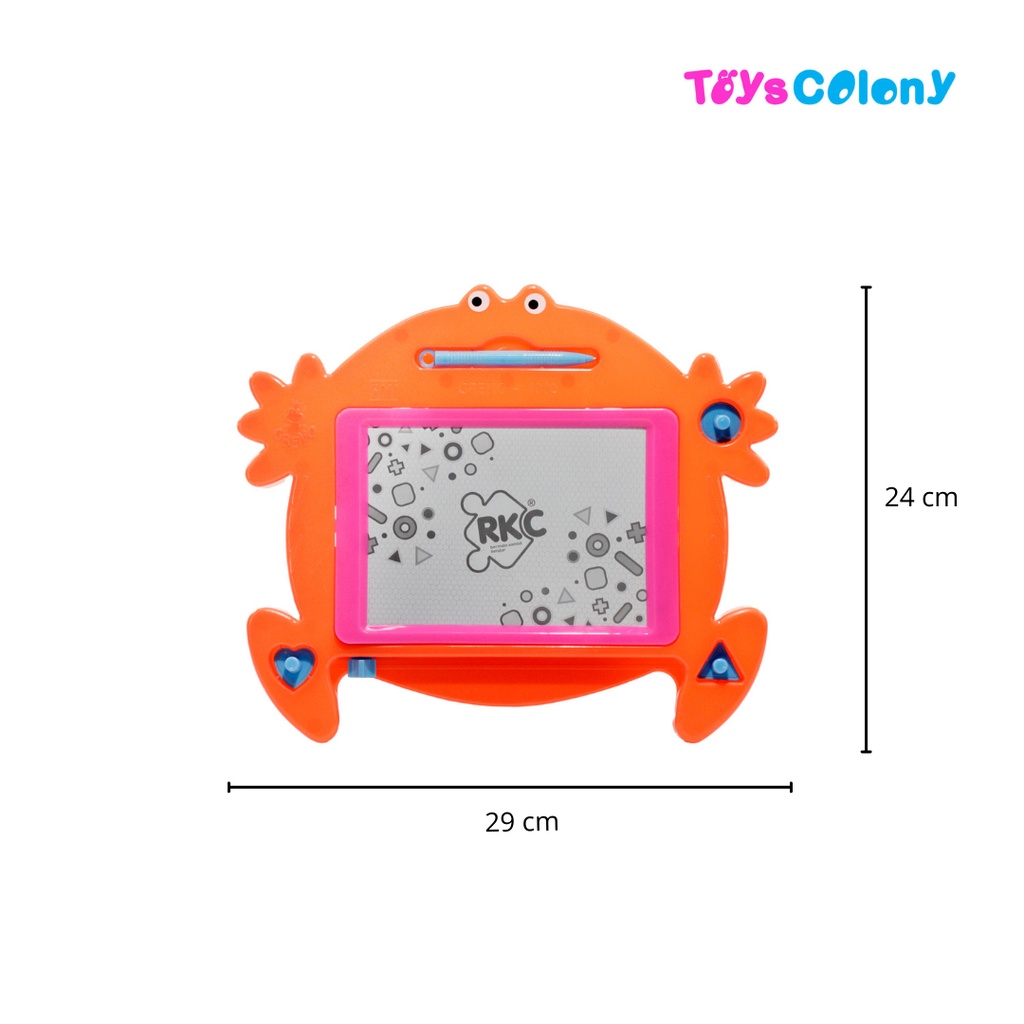 Mainan Edukasi Papan Tulis Magnet bentuk Kodok RKC01006-1