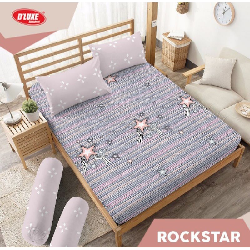 Sprei Deluxe Kintakun 160x200 Queen T.30 Rockstar