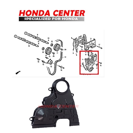 Cover tutup timing belt bawah crv old gen1 2000 2001