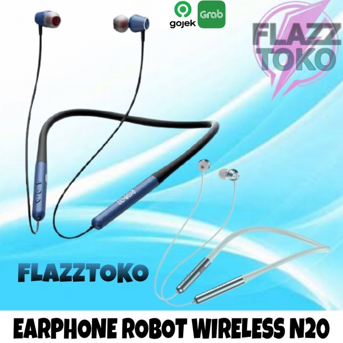 ROBOT Spirit N20 Bluetooth Neckband Earphone Magnetic Earbuds