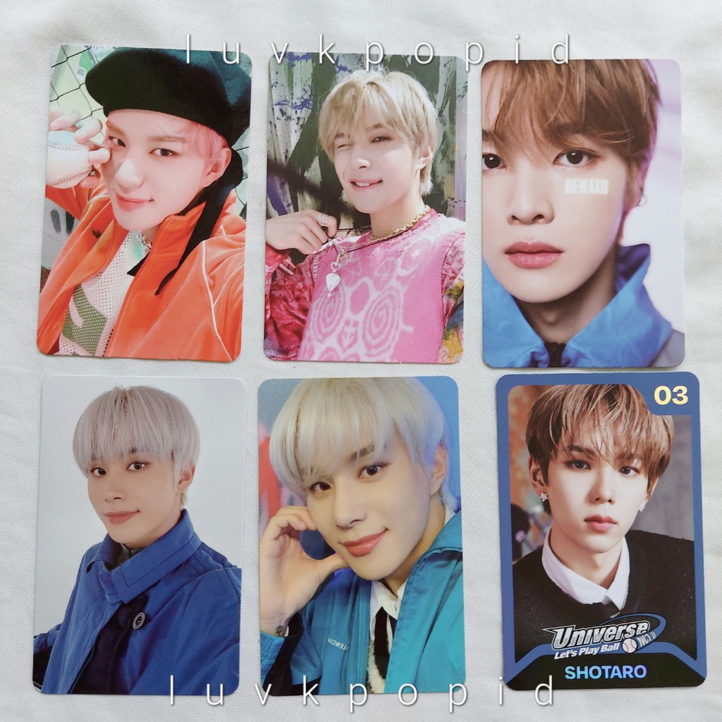 Official PC JUNGWOO SUNGCHAN SHOTARO Album  Universe PB Chatarsis Favorite SMCU Night Trading Card L