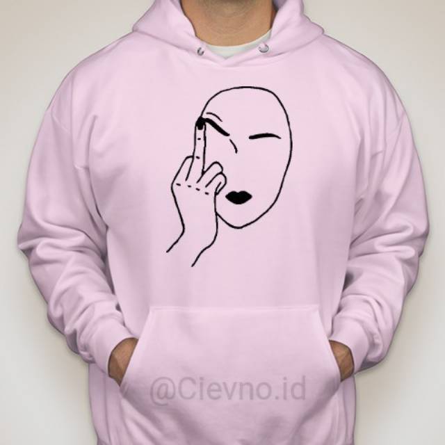 HOODIE F*CK FACE Size M - XXXL