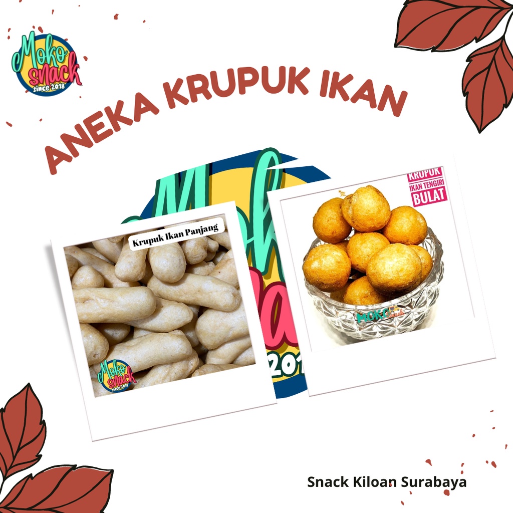 

Snack Kiloan Krupuk Ikan Tenggiri Panjang Bulat 250 gr