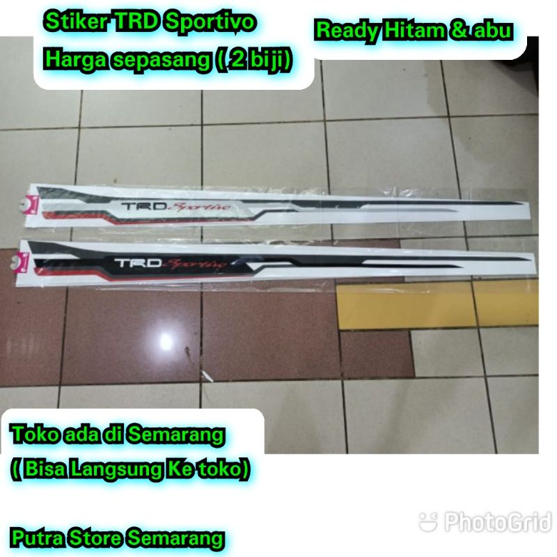 Stiker trd sportivo Striping Mobil TRD Sportivo Stiker Mobil TRD Sportivo Toyota