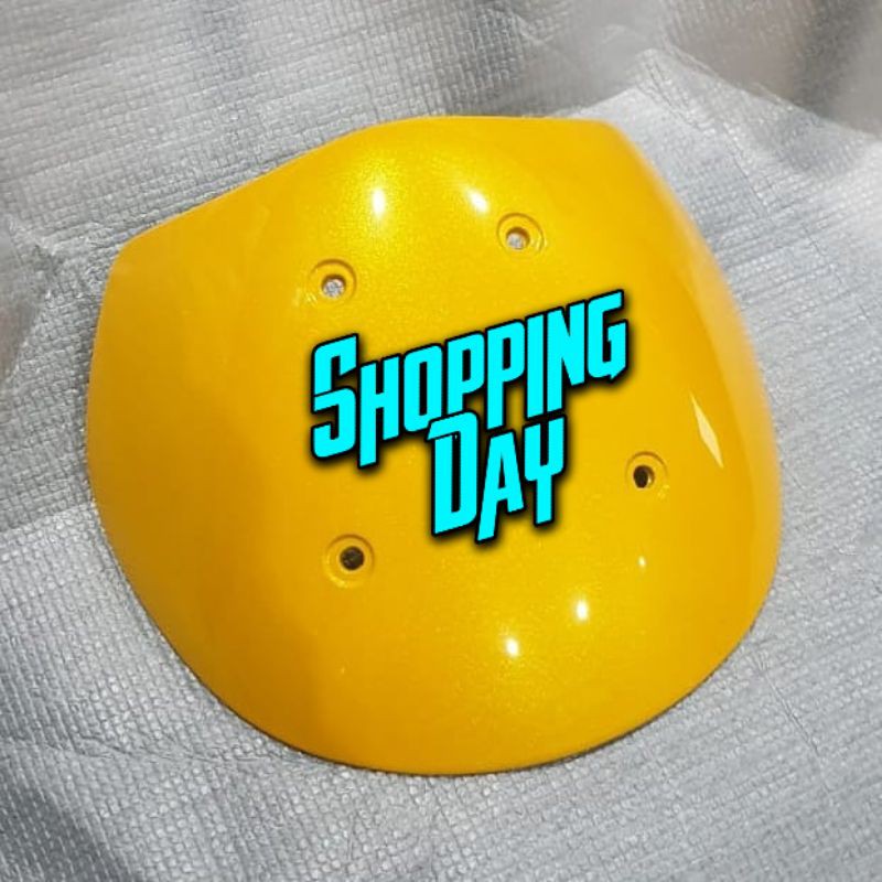 visor windshield winsil w175 w 175 kuning hitam ORIGINAL