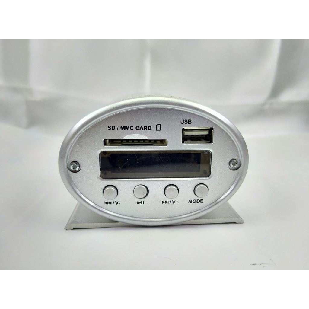 speaker portable digital player amply musik + remote support usb memory card fm radio