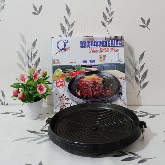 Q2 BBQ Round Grill/ Bulgogi Pan Panggangan Bulat Q2-8930 PRAKTIS