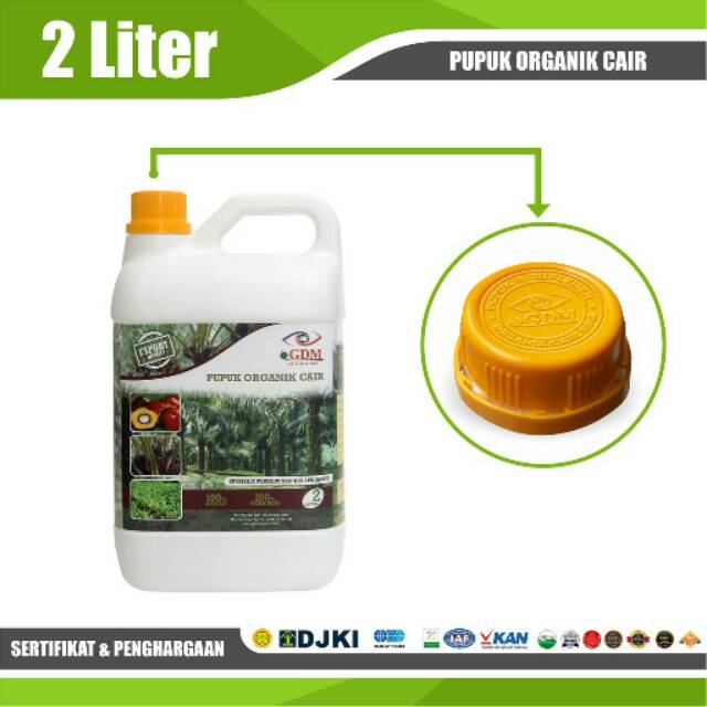 Pupuk Organik GDM Spesialis Kelapa Sawit 2 Liter