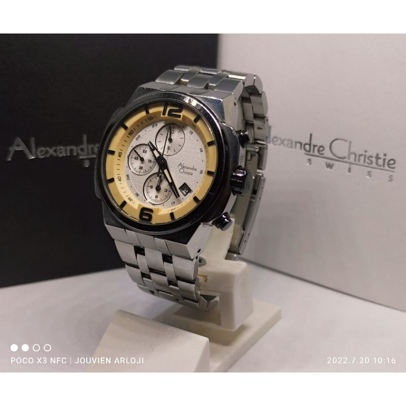 JAM TANGAN ALEXANDRE CHRISTIE AC 6185MC second preloved