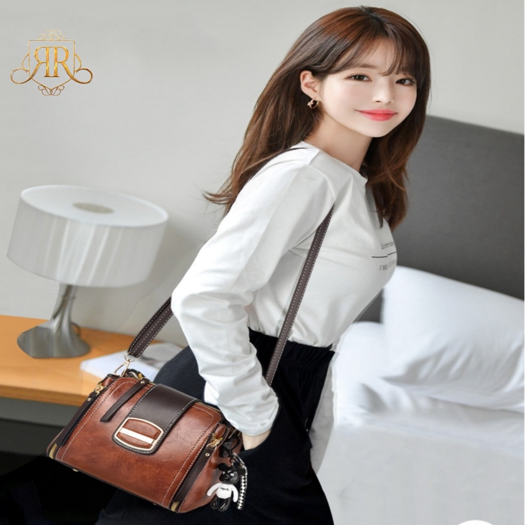 Tas Selempang OOTD Kekinian Korea  Tas Selempang Wanita Fashio Import Tas Cewek Tas Bahu Tas Tangan Wanita Selempang Messenger