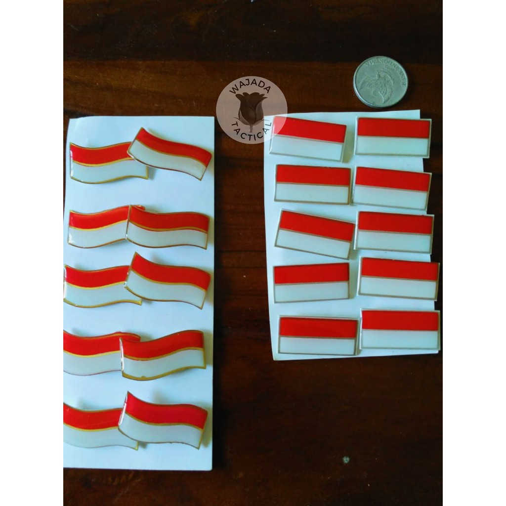 Pin Bendera Merah Putih Pin Indonesia RI Paskibra