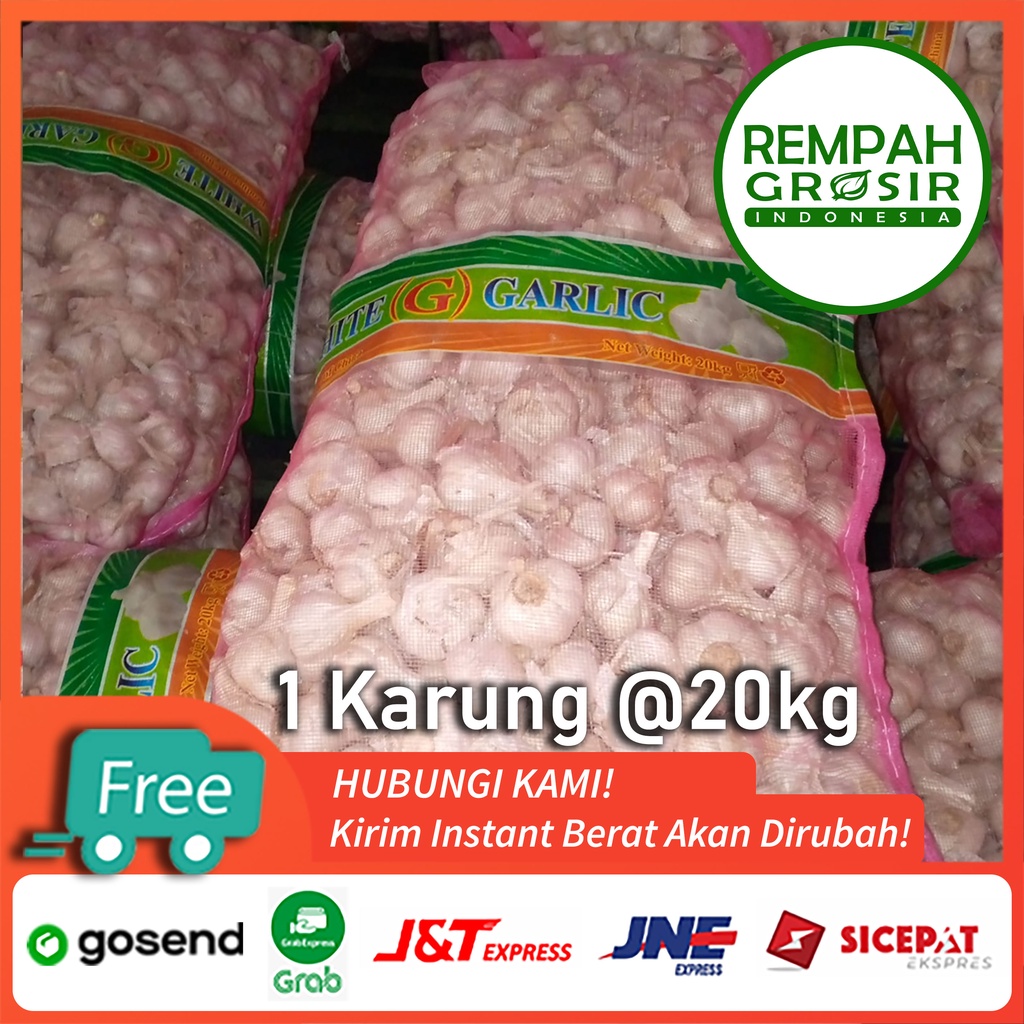 

Bawang Putih Kating Fresh 1 karung bal / 20KG | 20 Kg Kilo
