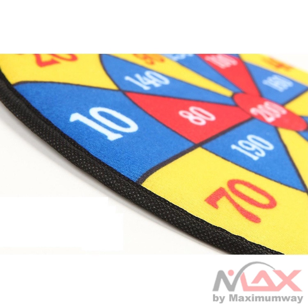 Permainan ketangkasan melempar bola dan panah drat ke target, Papan Dart Velcro Diameter 36 CM - DT01 TK Paud Warna Multi Warna Target Sticky Ball Dartboard Creative Throw Party Outdoor Sports Indoor Cloth Toys Educational Board Games for Kids Basketball