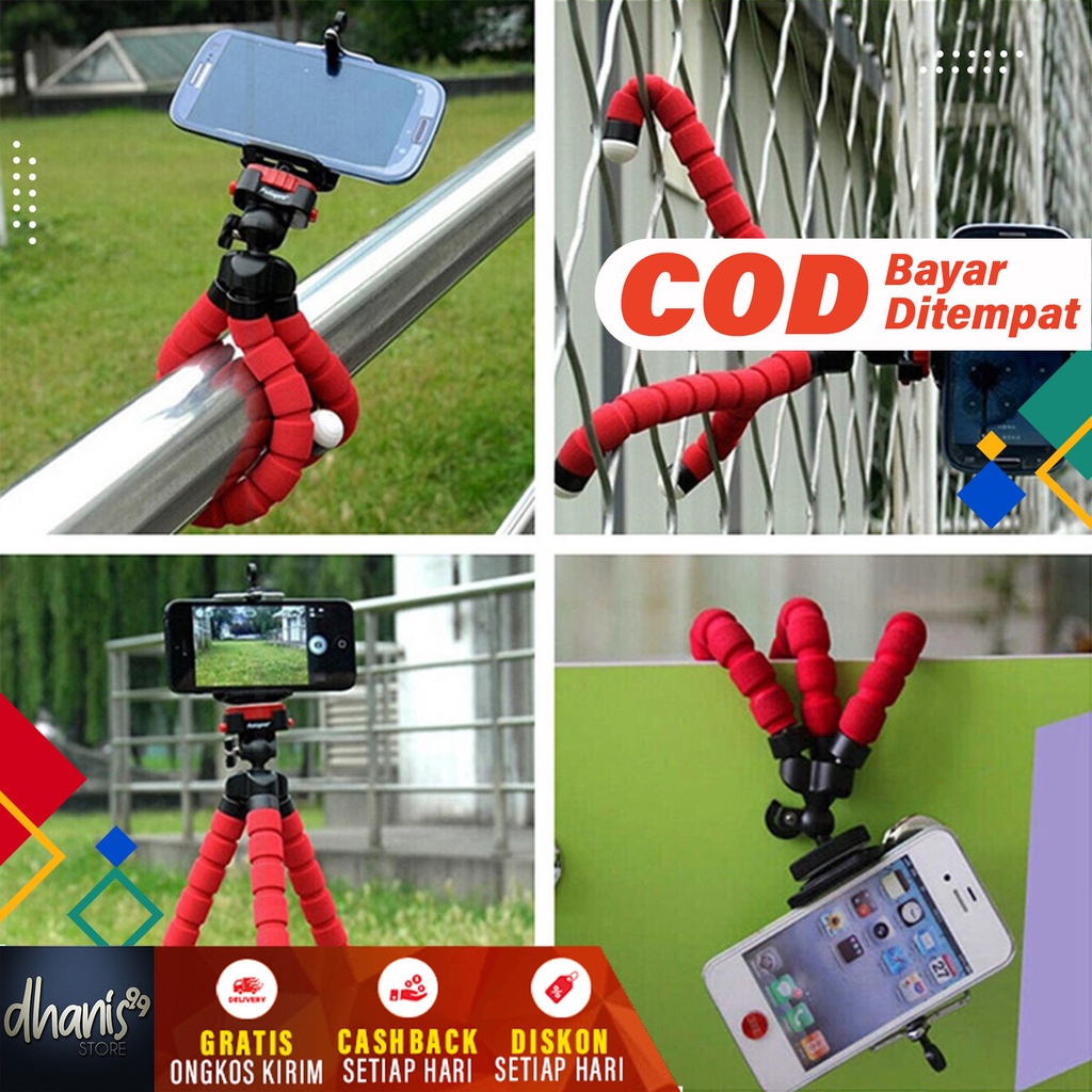 Tripod Camera Action TR 03 GorillaPod Kamera DSLR Tripot Mini Octopus Smartphone Jangka Kamera Aksi