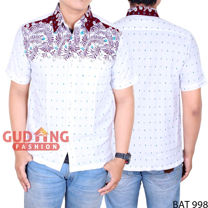 Kemeja Batik Modern Simple Elegan BAT 998