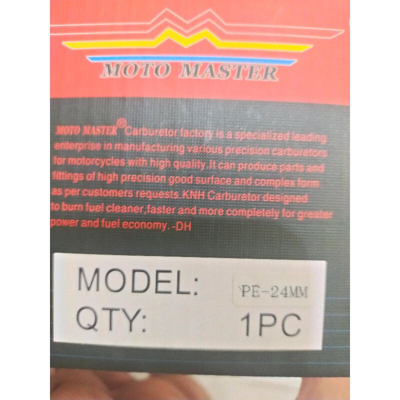 KARBURATOR PE 24 26 28 30  MOTO MASTER CPO 30MM FREE 2PILOTJET 2MAINJET 1JARUM KARBU motomaster skep kuningan-MotomasPe24karbusaja