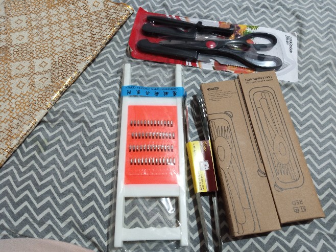 J9 - Kitchen Knife Set 4in1 Import - Set Pisau Dapur Stainless