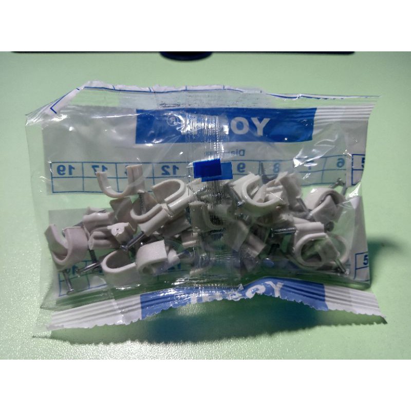 Cable Clips Klem Kabel Isi 40pc