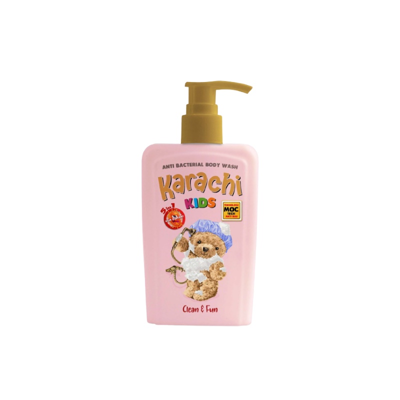 Karachi Kids Anti Bacterial Body Wash 250ml Clean and Fun